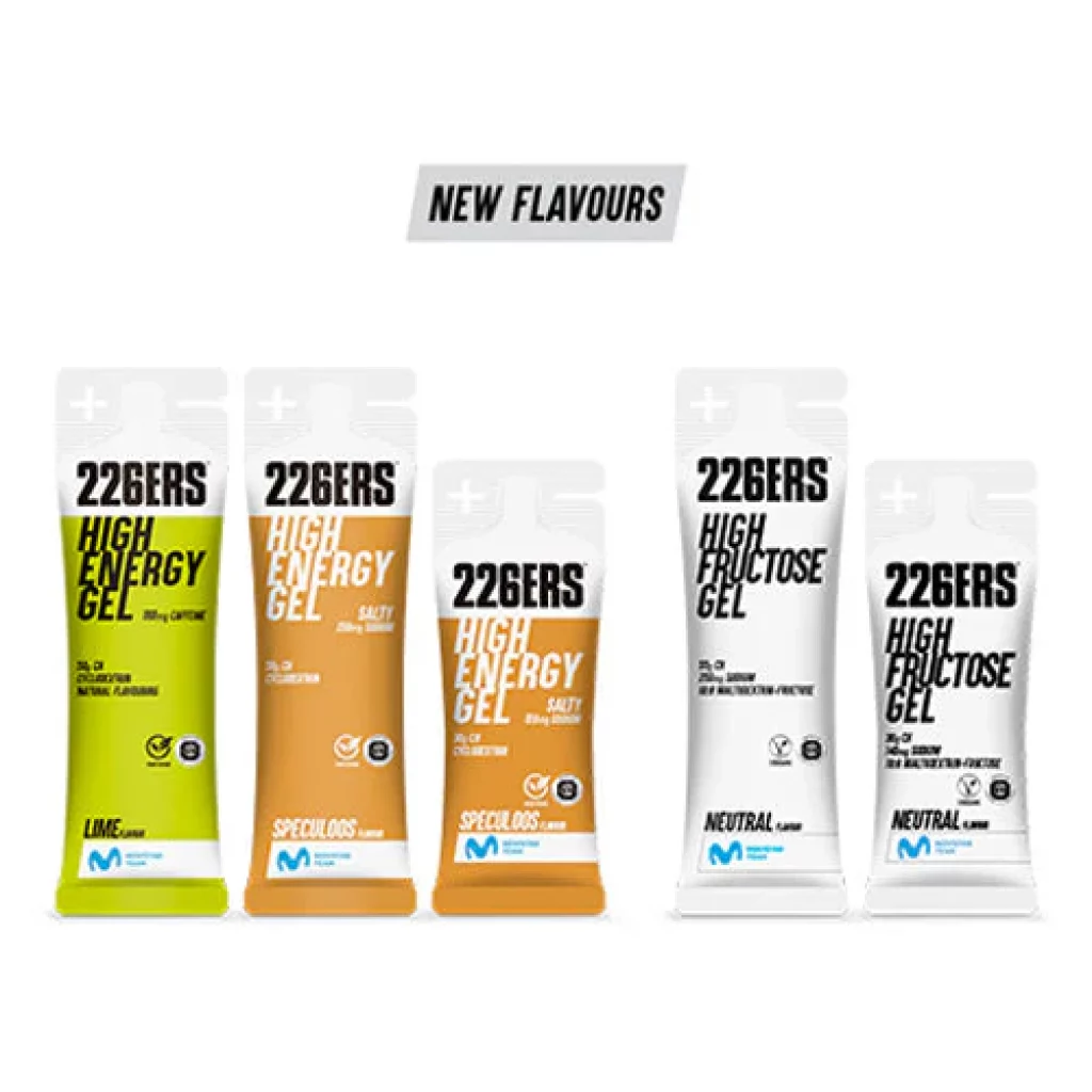 Potencia tu rendimiento con los nuevos sabores de HIGH ENERGY GEL y HIGH FRUCTOSE GEL